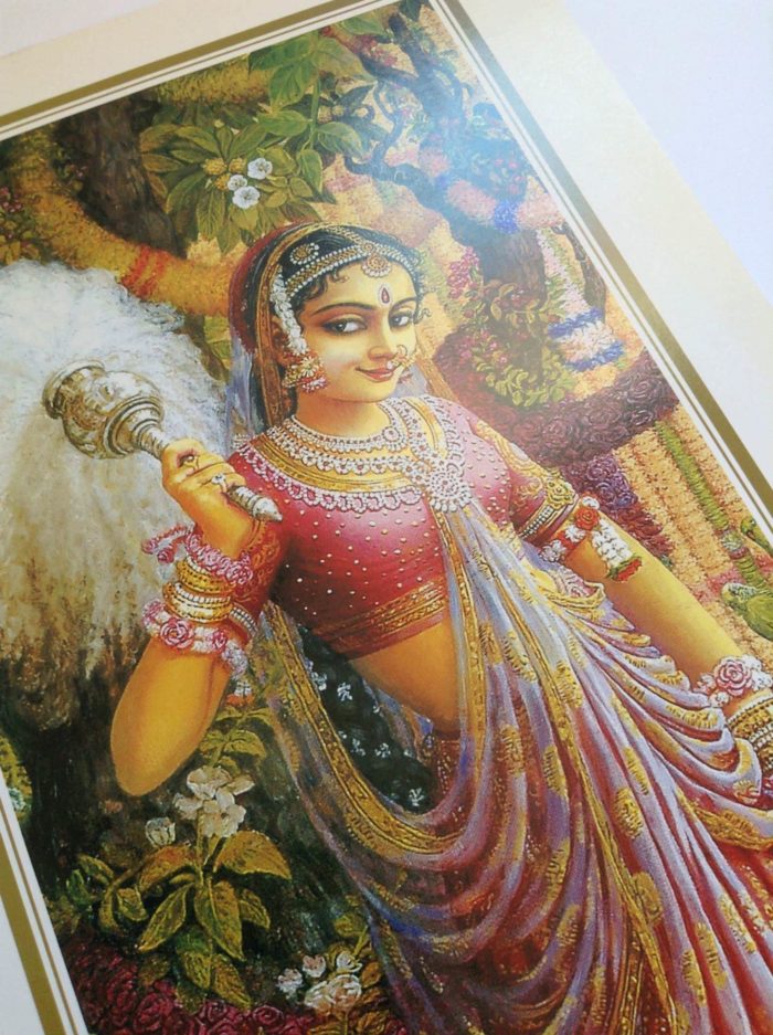 Pôster réplica de obra de arte hindu - Radha