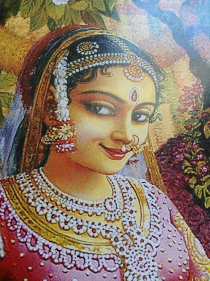 Pôster réplica de obra de arte hindu - Radha
