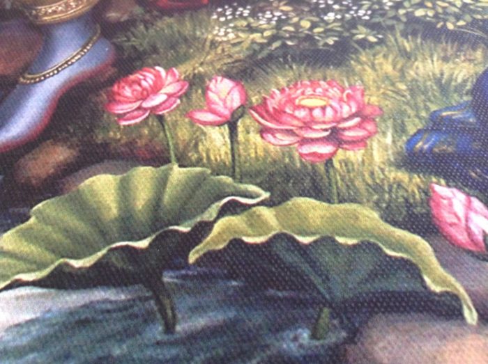 Poster (material especial) para enquadrar – Krishna e Radha