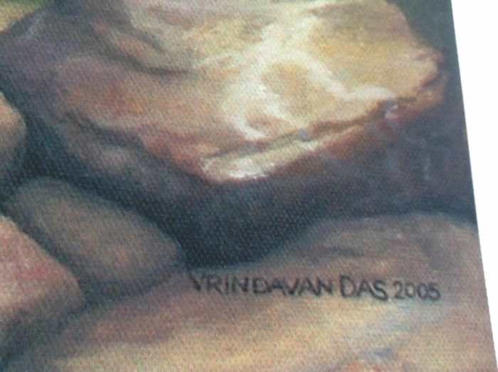 Poster (material especial) para enquadrar – Krishna e Radha