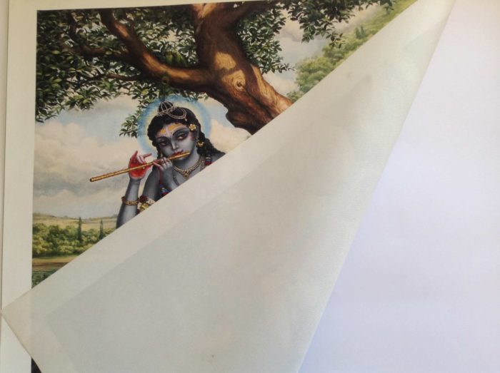 Poster (material especial) para enquadrar – Krishna e Radha