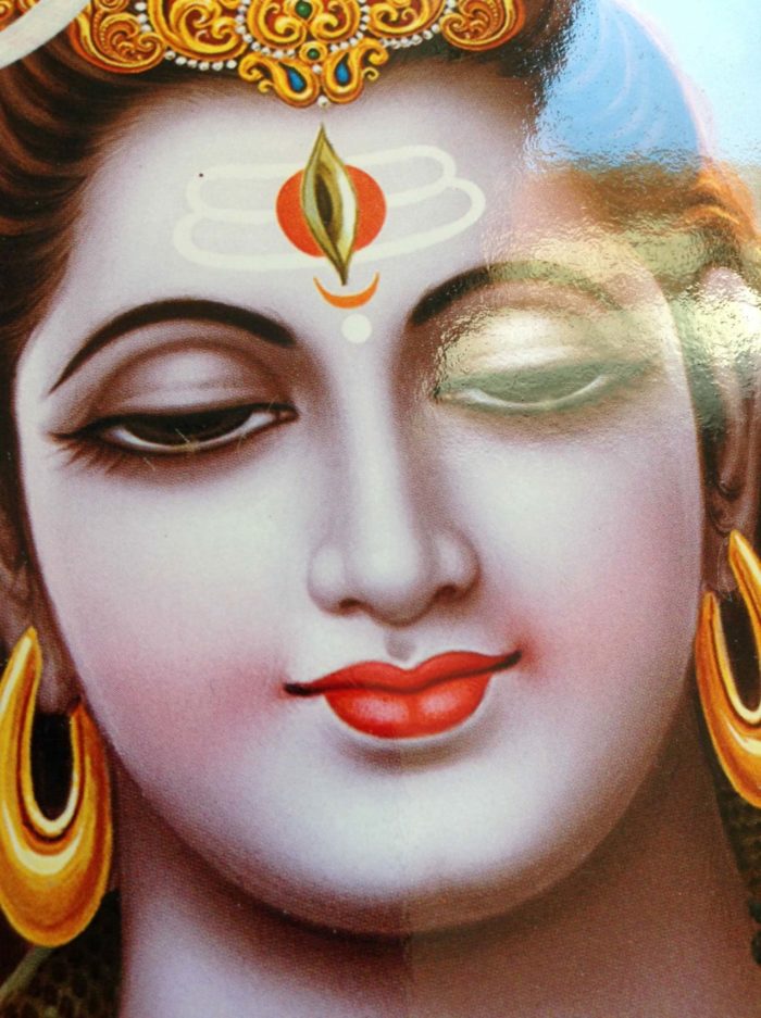 Pôster réplica de obra de arte hindu - Shiva