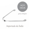 15 Raspador de língua em aço inoxidável (slim) fabricado na Índia