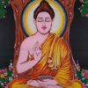 Painel grande clássico do príncipe hindu Buda