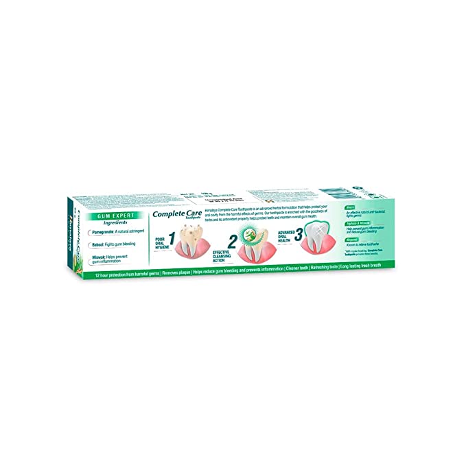 Himalaya creme dental cuidado completo neem, miswak & triphala 150g