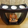 Luminária de velas com Buda