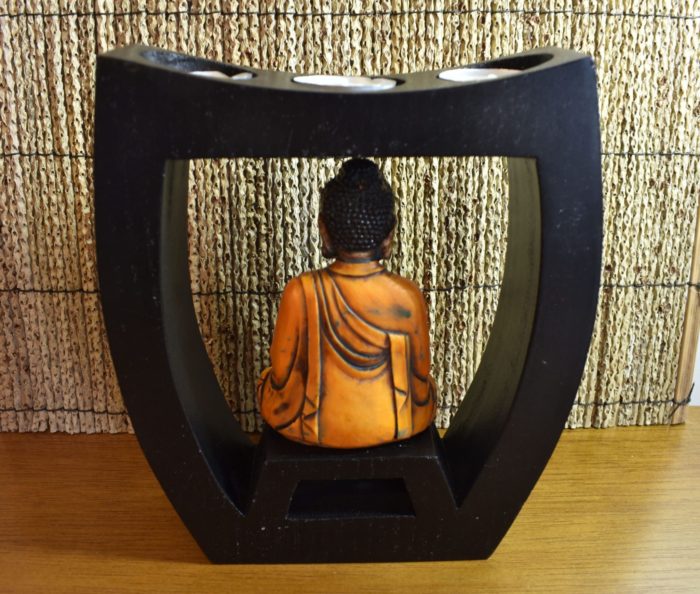 Luminária de velas com Buda