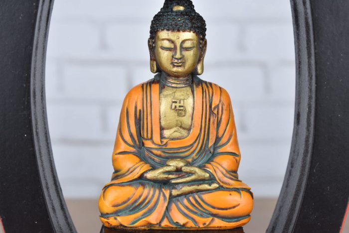 Luminária de velas com Buda