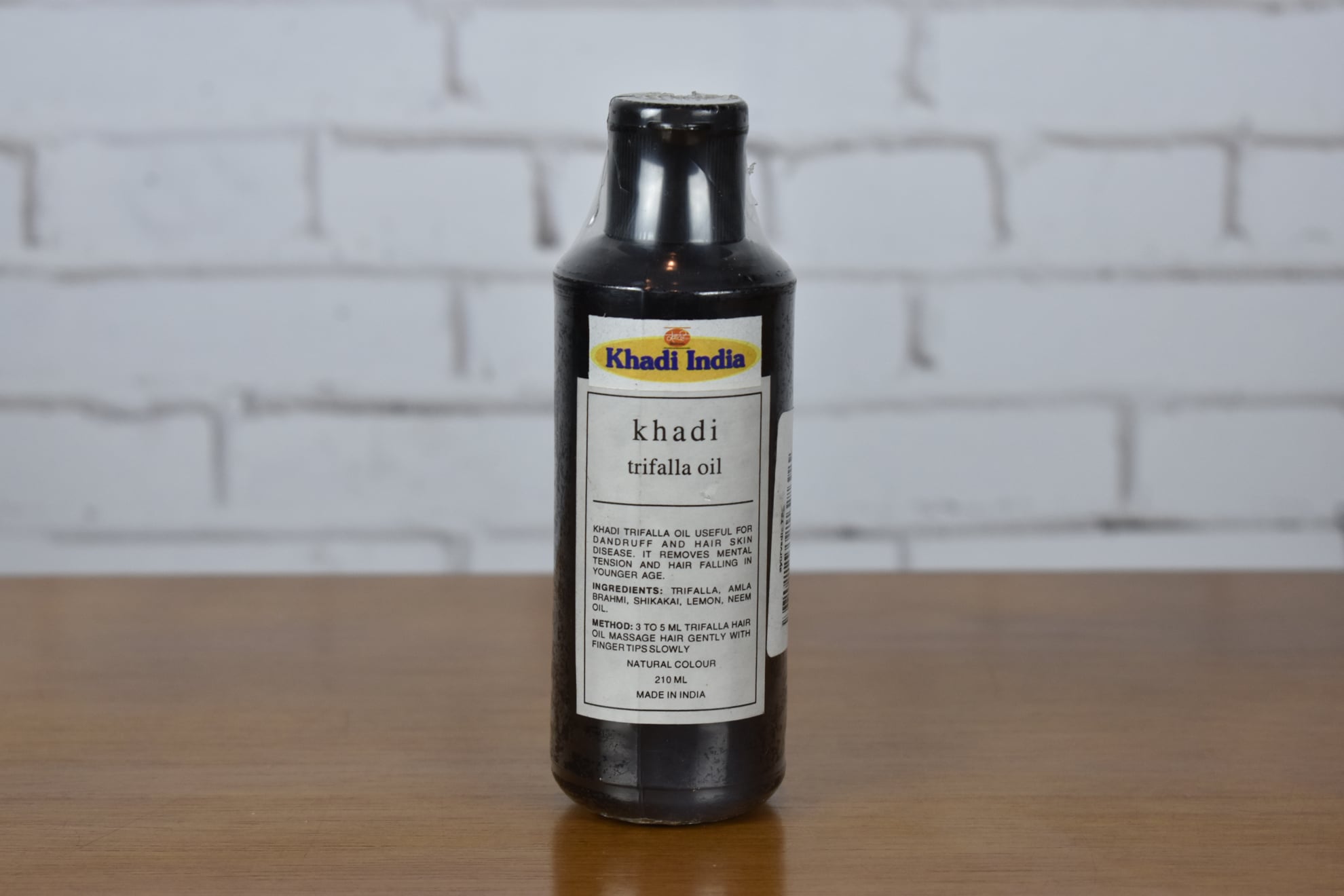 Óleo herbal de massagem capilar Khadi India