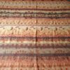 Colcha indiana 100% algodão - Estampa Rupestre (2.40 m x 2.05 m) tons terrosos