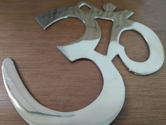 Om de metal liso para decorar a parede 15 cm