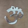 Om de metal liso para decorar a parede 13 cm