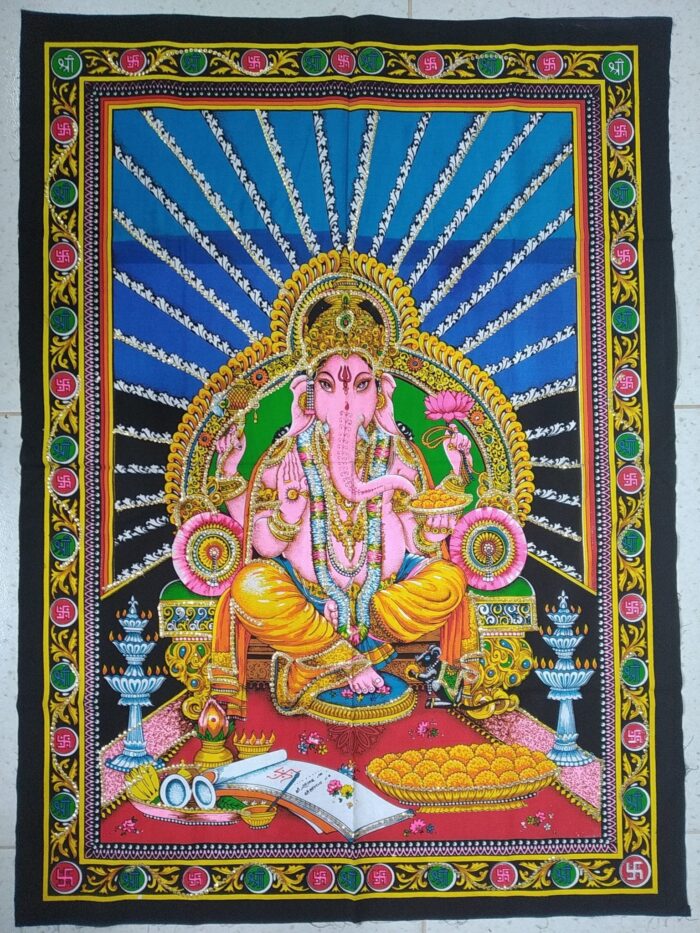 IMG_20190515_100503 Painel grande clássico de deidade hindu Ganesha IV