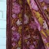 Xale indiano de lã 100% com bordado estilo Kashmir floral