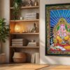 pano de ganesha decorando parede 110cm Painel grande clássico de deidade hindu Ganesha IV