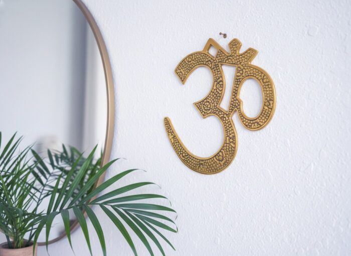Om de metal para decorar a parede 15 cm