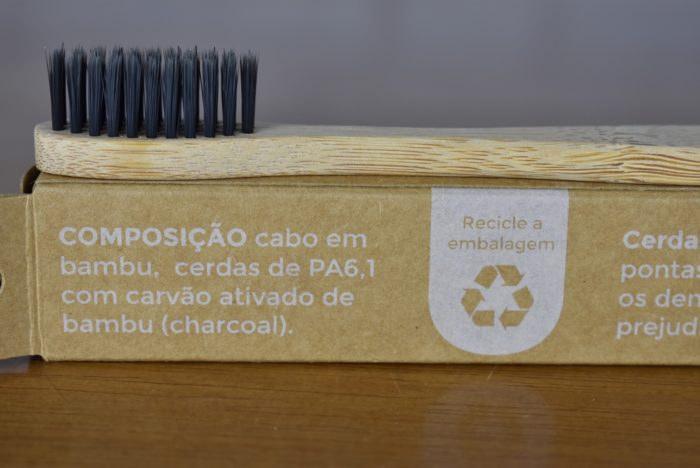 Escova de dentes ecológica de Bambu 97% biodegradável