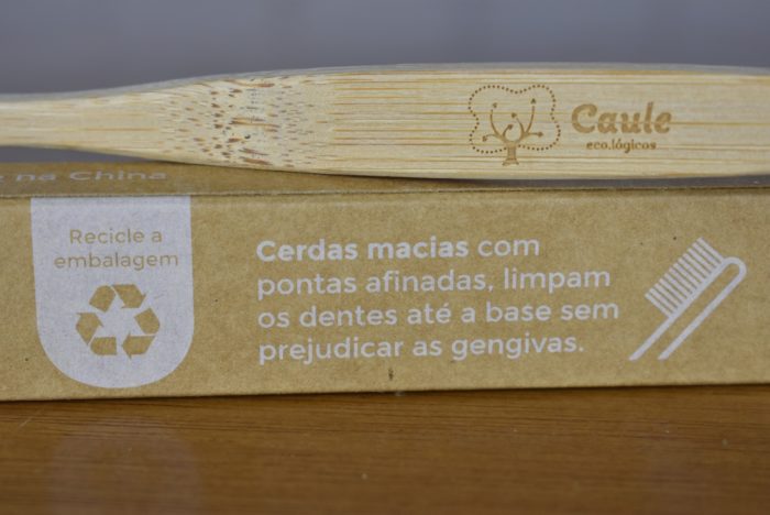 Escova de dentes ecológica de Bambu 97% biodegradável
