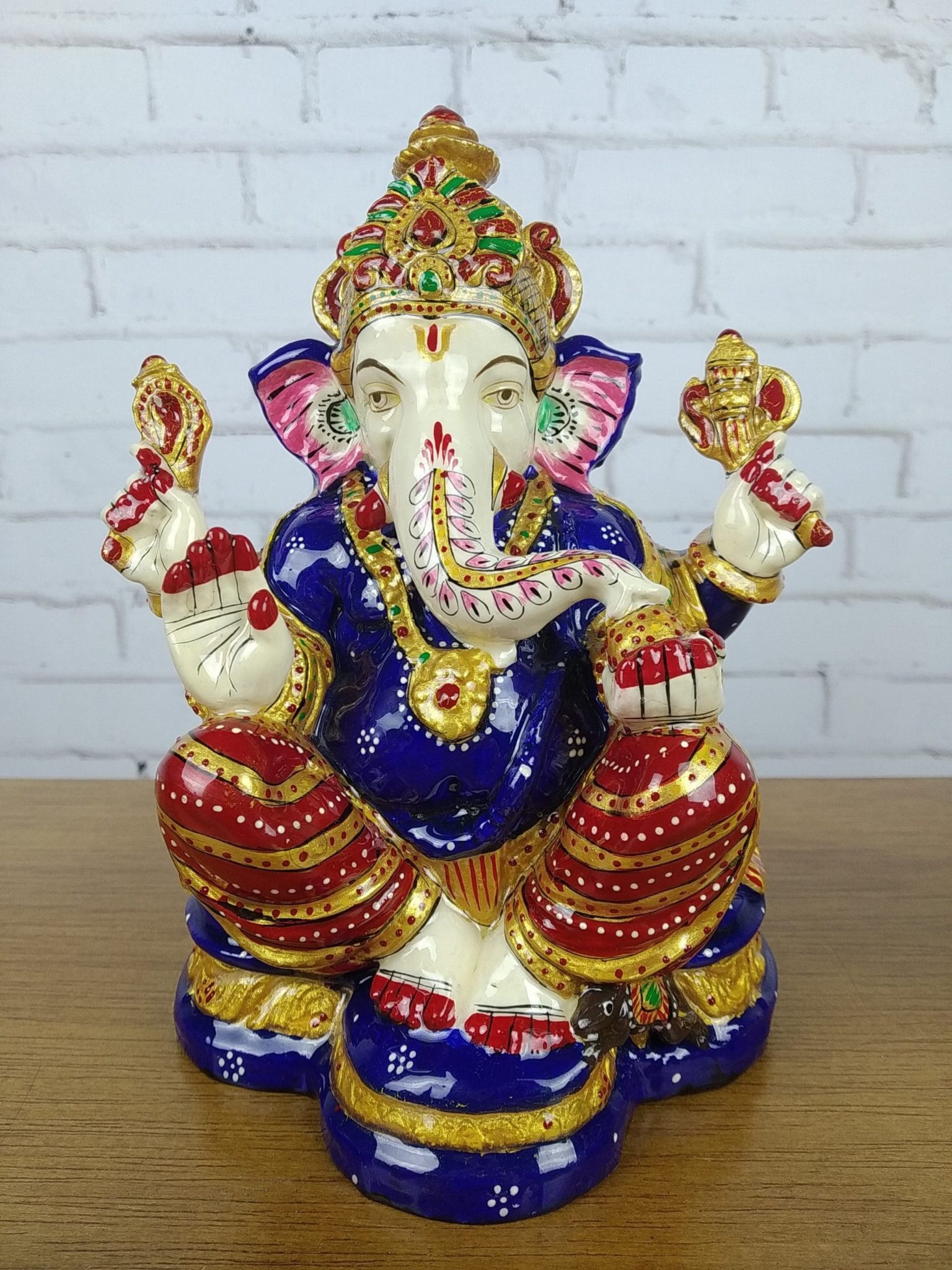Lord Ganesha metal esmaltado