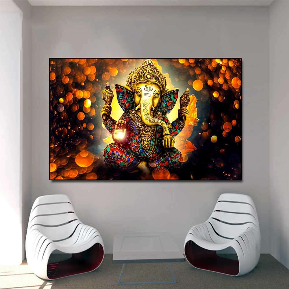 Painel decorativo de Ganesha