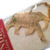 Marcador de página indiano de metal elefante indiano