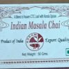 Caixa com chá indiano Masala Chai decorada com Shiva em vidro e madeira