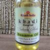 Óleo vegetal puro de gergelim Khadi Índia 100ml