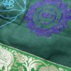 Porta mat indiano para Yoga 7 chakras bordados a mão verde