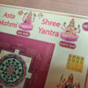 Ashta Lakshmi Shri Yantra adesivo que presidem oito fontes de riqueza