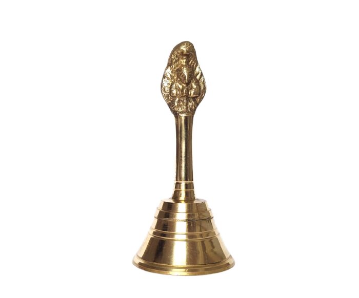 Sino de metal dupla face com imagem de Hanuman 11cm