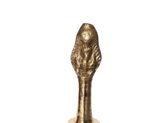 Sino de metal dupla face com imagem de Hanuman 11cm