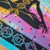Panô indiano com técnica Batik - Estampa de Iogue e Chakras (230 cm x 210 cm)