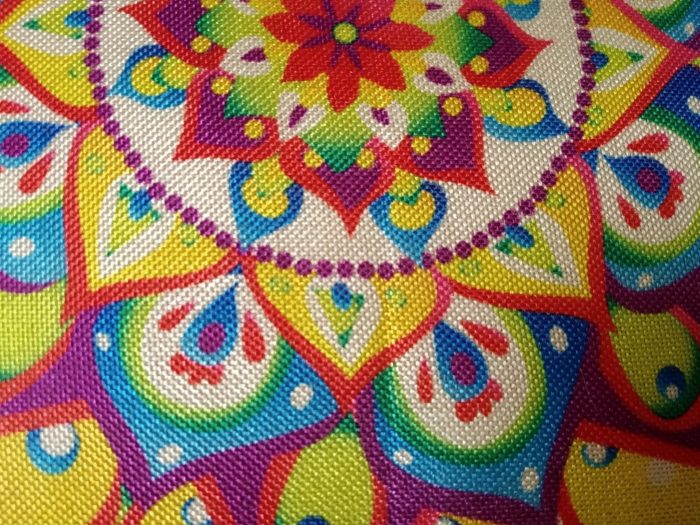 Capa de almofada de mandala indiana 40cm