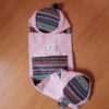 Porta mat indiano para Yoga estampa de OM rosa e color