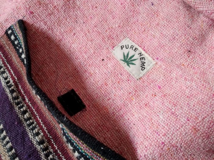 Porta mat indiano para Yoga estampa de OM rosa e color