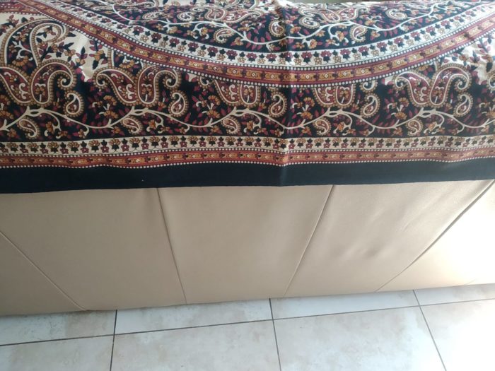 Panô indiano de algodão estampa de mandalas cores terrosas (1,90 m x 1,30 m)