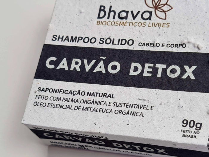 Shampoo em Barra da Bhava multivegetal com Copaíba e Neem para cabelos oleosos