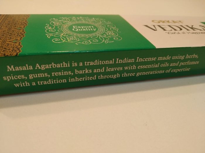 IMG_20200607_124116 Incenso Vedika Meditation Premium Massala Agarbathi 40g