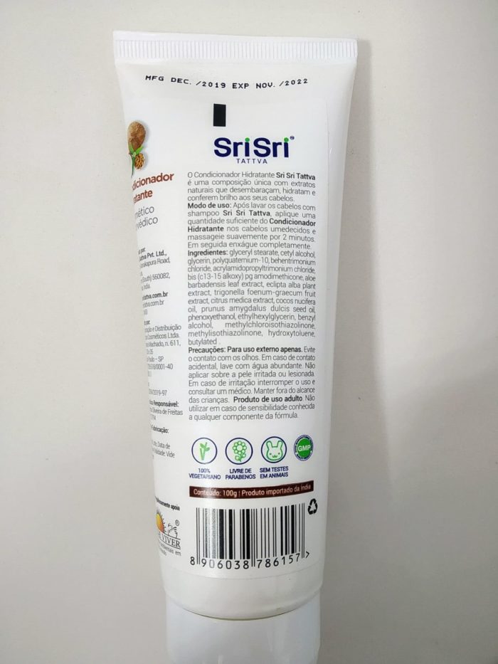 condicionador natural SRI SRI ayurveda