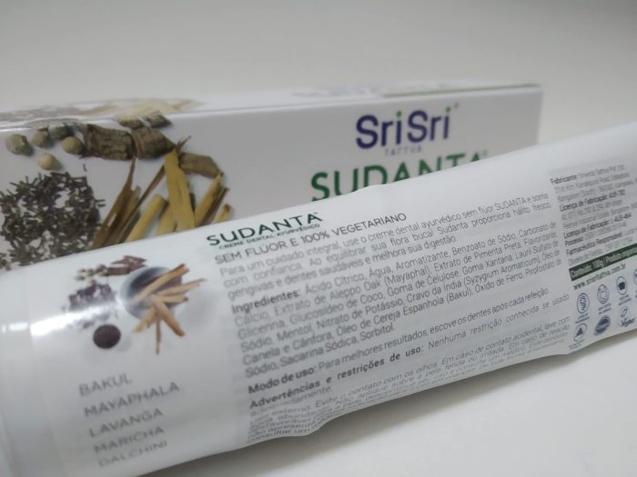 IMG_20200701_105015 Pasta dental Ayurvedica Sudanta 100g sem flúor