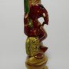 IMG_20200716_194844 Estatueta de Ganesha esculpida em madeira e pintura color 16 cm