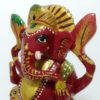 IMG_20200716_194904 Estatueta de Ganesha esculpida em madeira e pintura color 16 cm