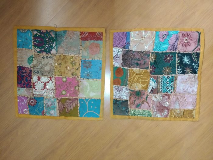 capa de almofada indiana patchwork