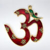 Om de metal esmaltado para decorar a parede 20cm vermelho