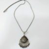 Colar indiano longo prateado estilo Boho Chic modelo III