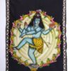 Painel de tecido Coleção Especial pintado à mão Shiva Nataraja 85cm