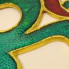 Om de metal esmaltado para decorar a parede 20cm verde