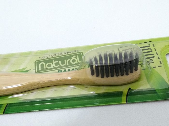 Kit higiene com pote Jala Neti, Escova dental de bambu e limpador de língua cobre