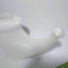 Kit higiene com pote Jala Neti, Escova de dente de bambu e limpador de língua inox