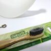 Kit higiene com pote Jala Neti, Escova de dente de bambu e limpador de língua inox